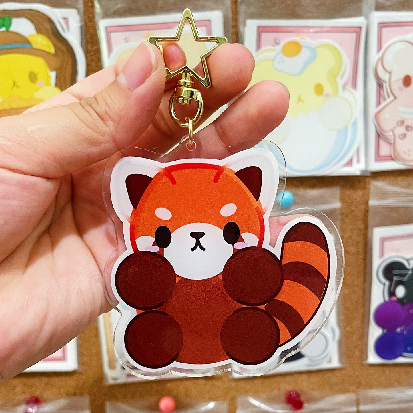 Mega keychain - Red panda