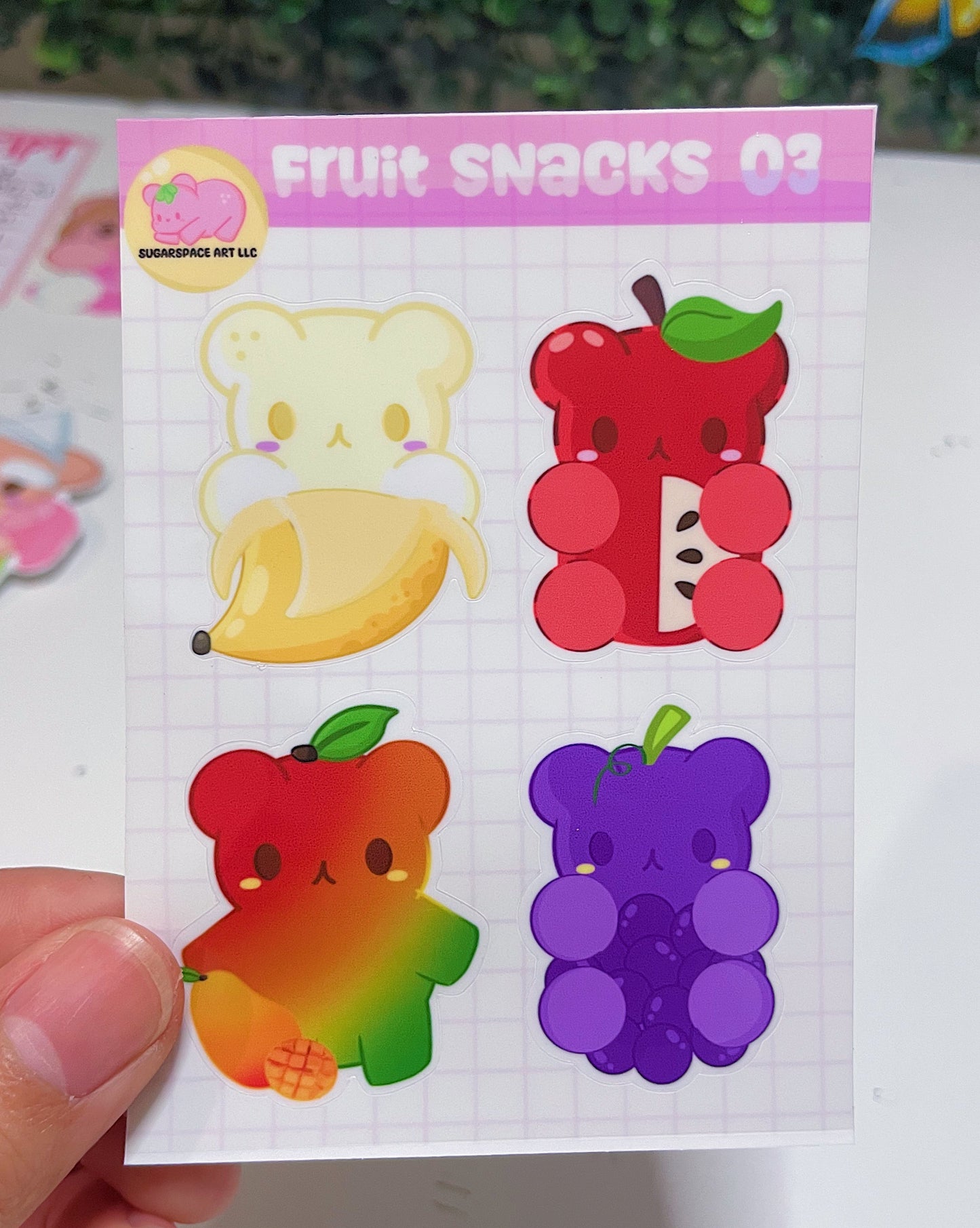 Fruit Snack Sticker Sheet