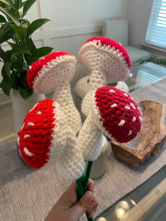 Crochet Flower - Mushroom