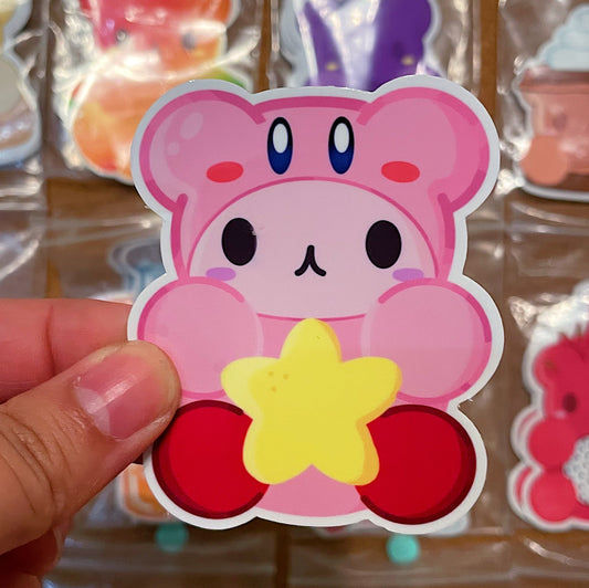 Japanese Character Gummy Bear - Pink Puff