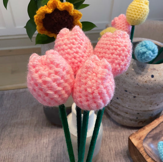 Crochet Flower - Tulip