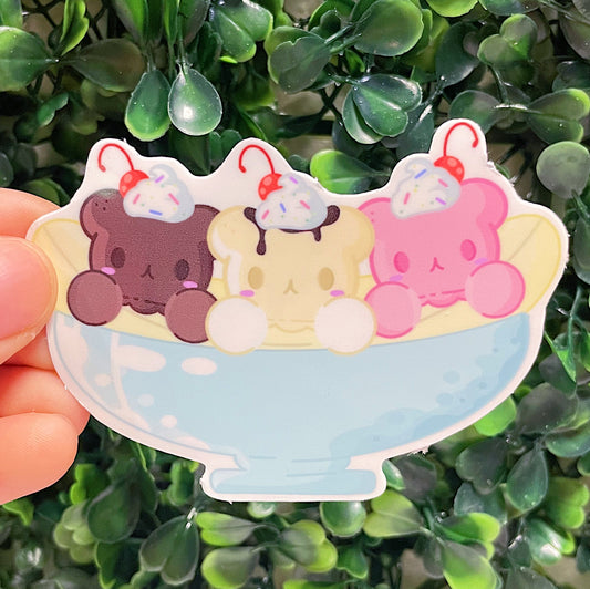 Banana Split Gummy - Chunky Trio