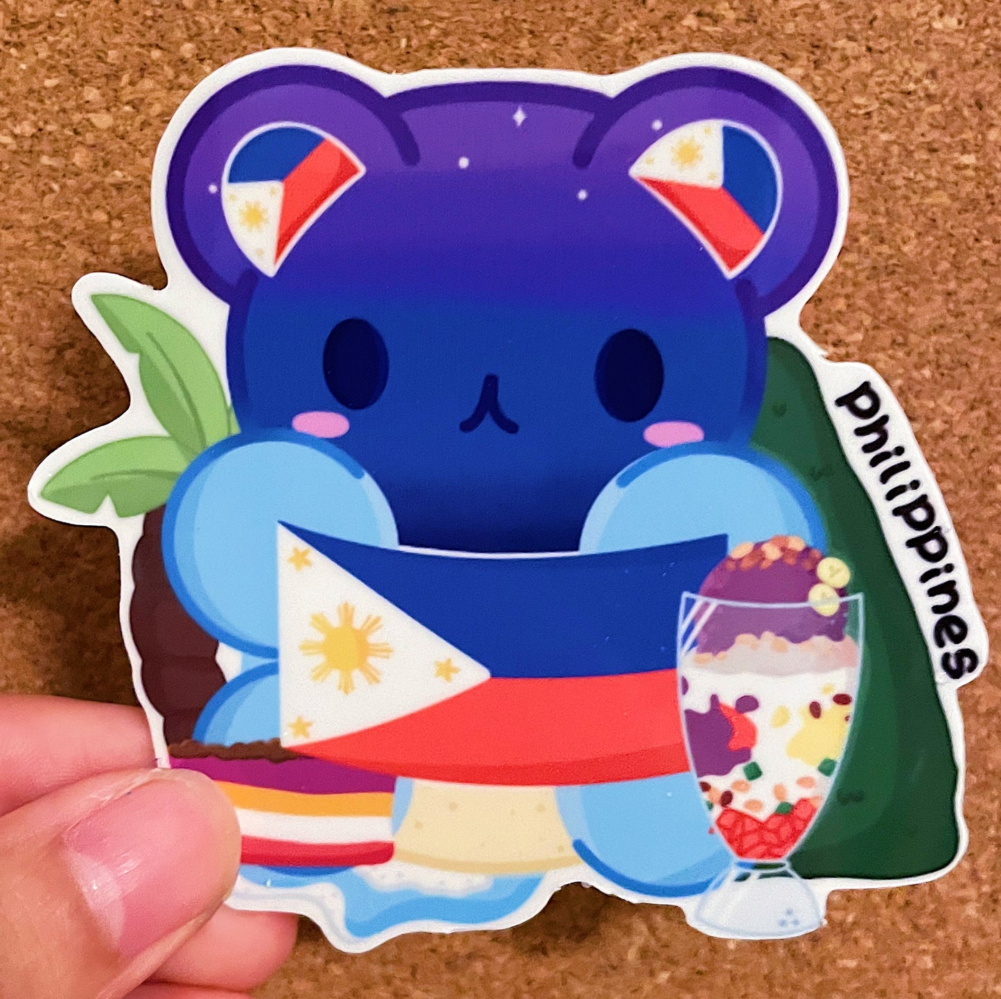 Philippines Gummy Sticker