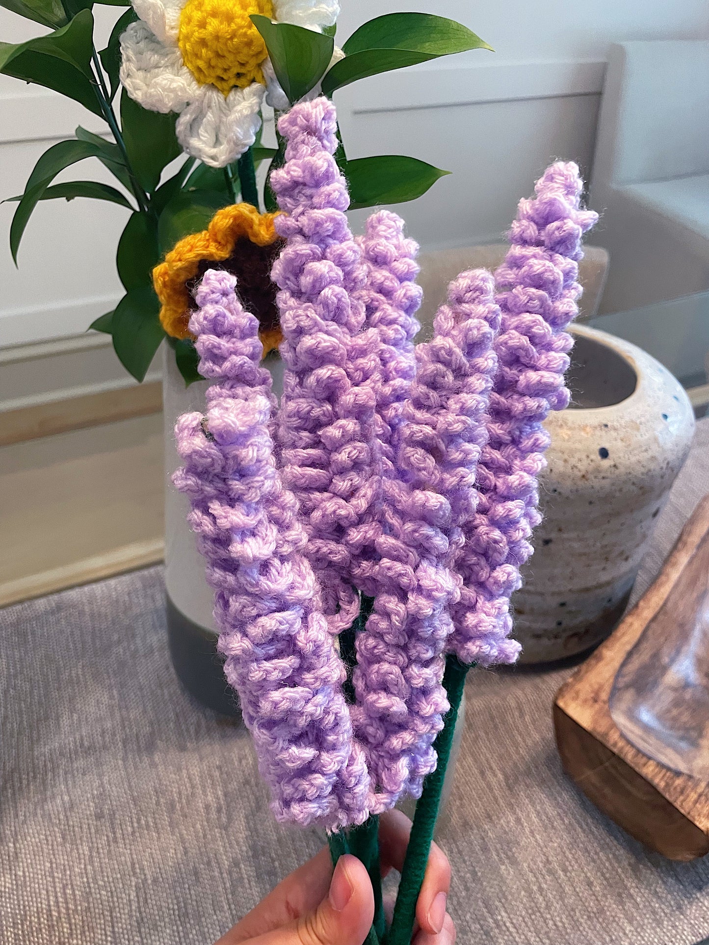 Crochet Flower: Lavender