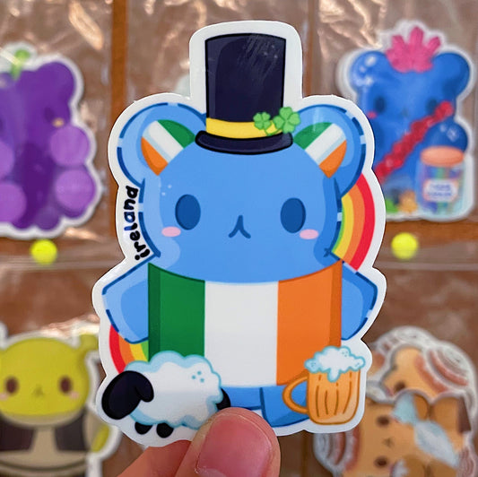 Ireland Gummy Sticker