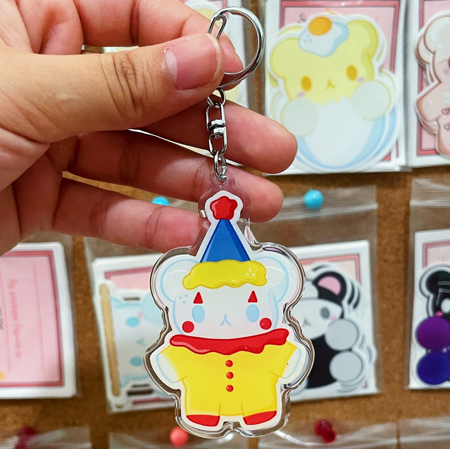 Mega keychain - Clown