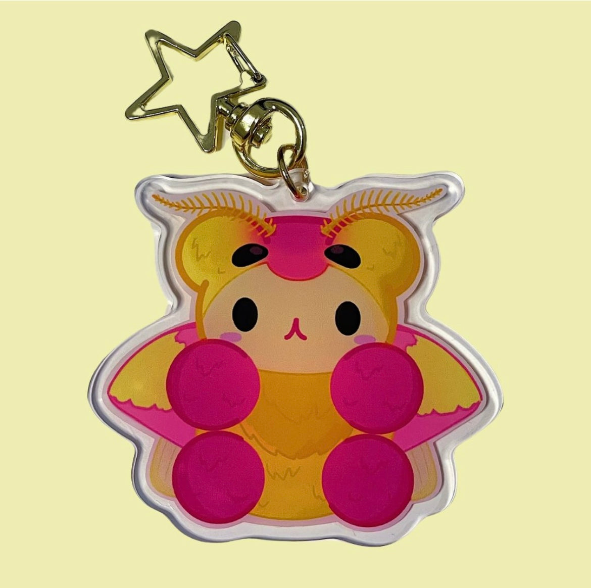 Mega Keychain - Maple Rose Moth